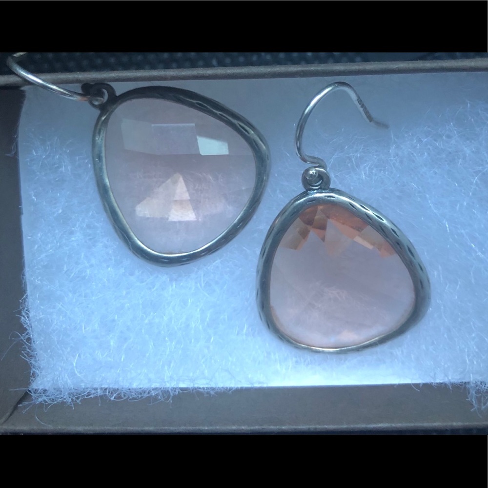 Silpada.925 Sterling Ablaze Champagne Earrings